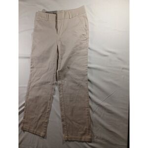 Dockers Women's Stretch Khaki Pants Below Waist Beige Size 6 Short New